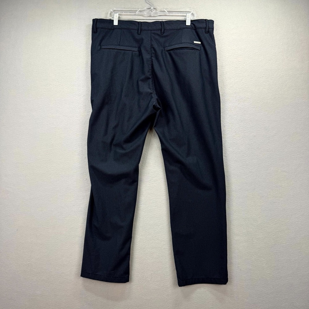 Twillory 2 Piece Suit Jacket Pants Mens 50R 38x30 Navy Textured Performance Flex - Picture 16 of 16